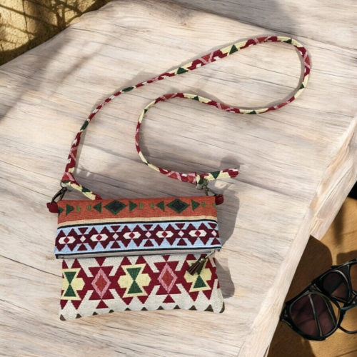 Sac besace à rabat