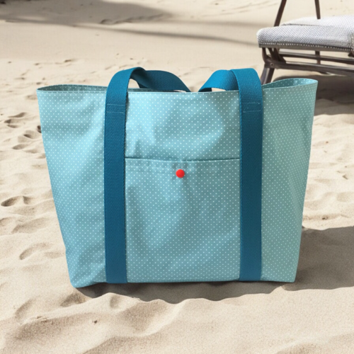 Sac de plage à pois
