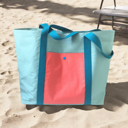 Sac de plage à pois