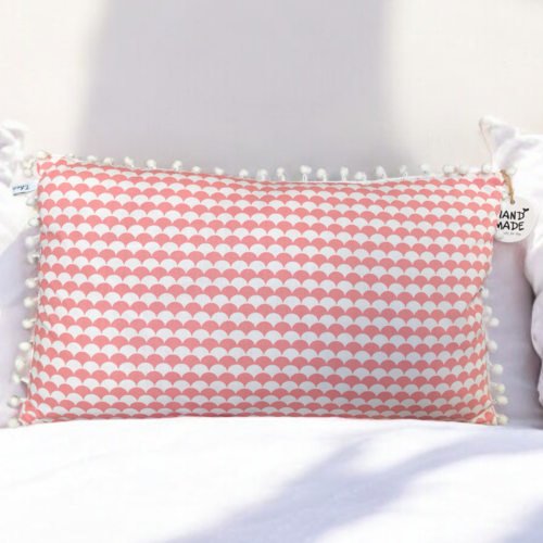 Coussin rose déco chambre enfant