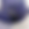 Ruban en tissus organza bleu marine 20m