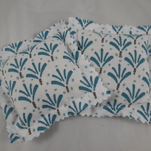 Chaufferettes / pocket bouillottes sèches palmiers bleus / bouillotte de poche