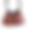 Sac cabas patchwork rouge