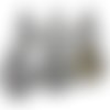 Lot de 6 tipis pare pipi gouttes beiges et grises