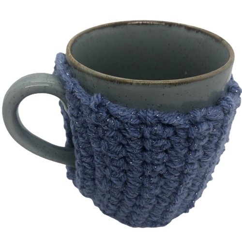 Manchon bleu pour mug