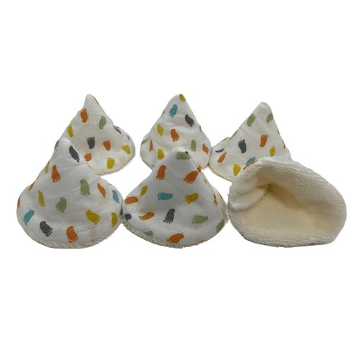 Lot de 6 tipis petits pieds multicolores