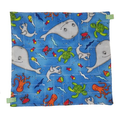Jeu de labyrinthe fonds marins d'inspiration montessori