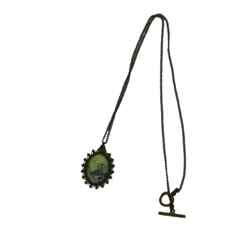 Collier / sautoir bronze et cabochon enfant