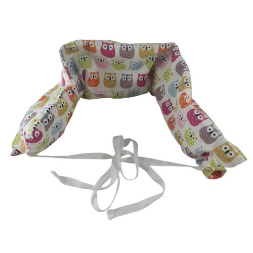 Bouillotte cervicale sèche chouettes multicolores