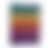 Couverture arc-en-ciel pour poupée