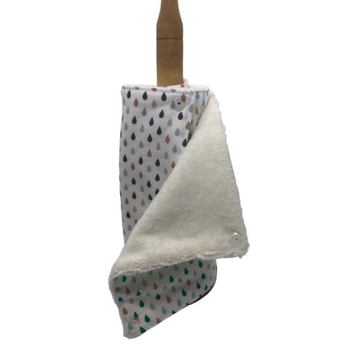 Essuie-tout lavable motif gouttes