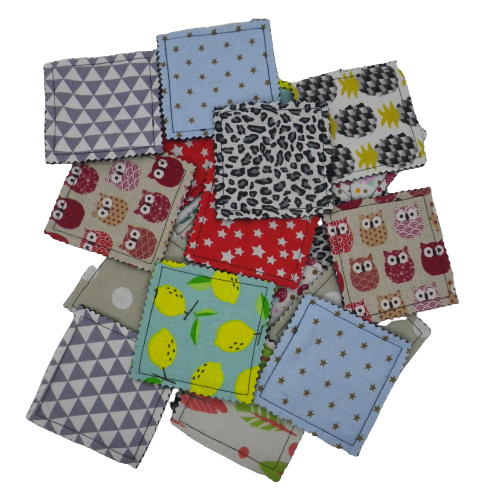 Jeu de paires tissu et feutrine