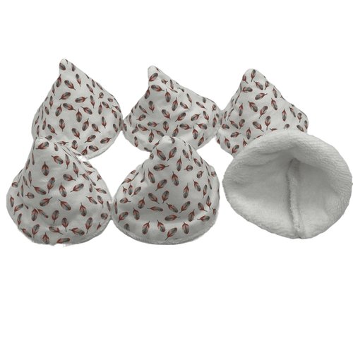 Lot de 6 tipis plumes