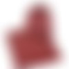 Lot de 3 sacs à vrac éventails rouges et jaunes