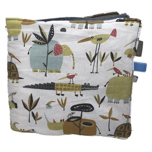 Livre en tissu des textures, couleurs et formes