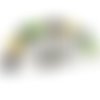 Lot de 12 barrettes fleur