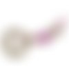 Hochet de dentition rose inspiration montessori