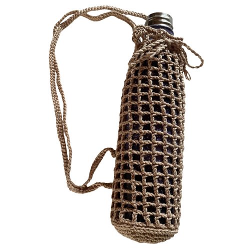 Porte gourde beige