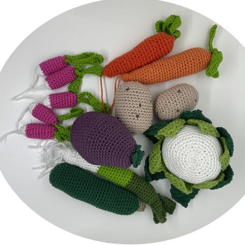 Corbeille de légumes pour dinette