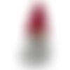 Gnome gris et rouge