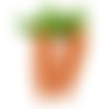 Lot de 2 carottes au crochet pour dinette
