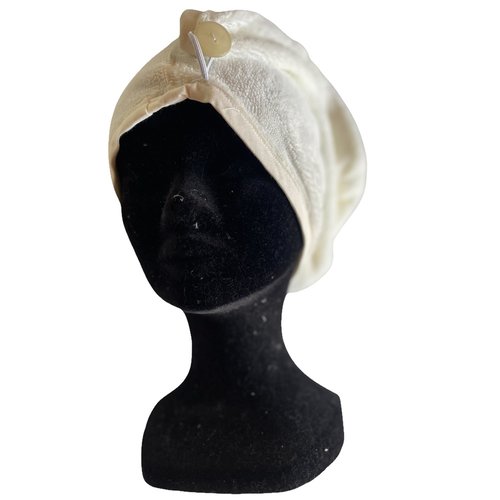 Serviette turban crème