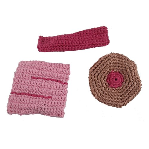 Lot de 3 fidgets roses