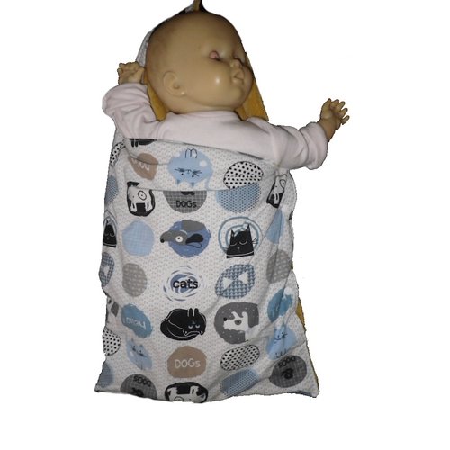 Nid d'ange pour poupée