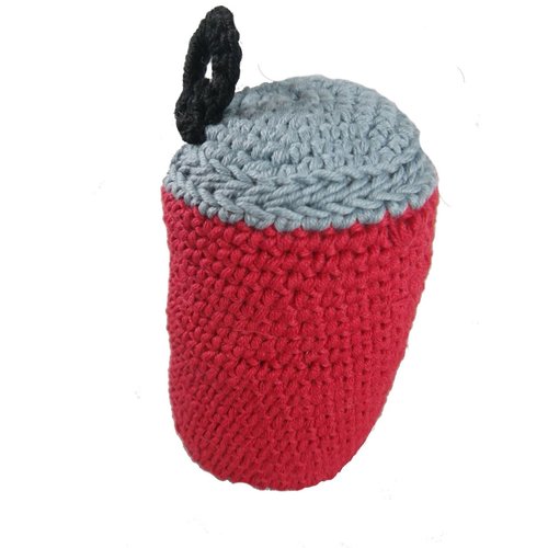 Canette de soda au crochet pour dinette