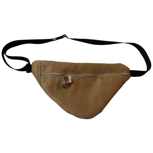 Banane beige simili daim