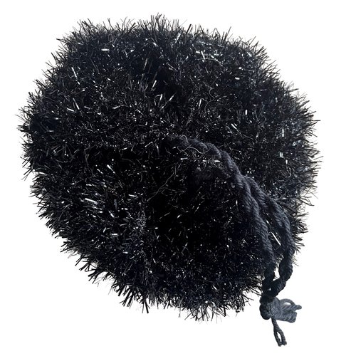 Tawashi fleur noire / éponge écologique