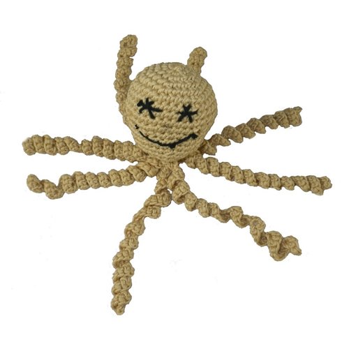 Pieuvre jaune safran au crochet