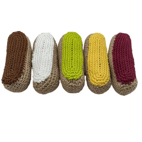 Eclairs au crochet pour dinette