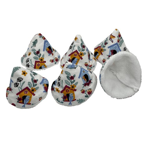 Lot de 6 tipis pare pipi oiseaux et perchoirs