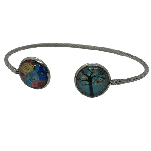 Bracelet arbre fleuri