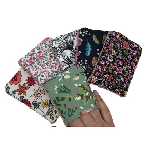 Débarbouillettes / gants enfants multicolores