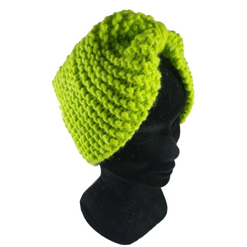 Bandeau / cache-oreilles vert