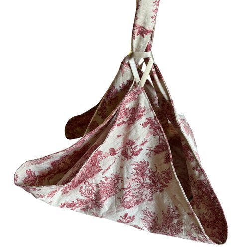Sac à tartes motif bucolique rouge
