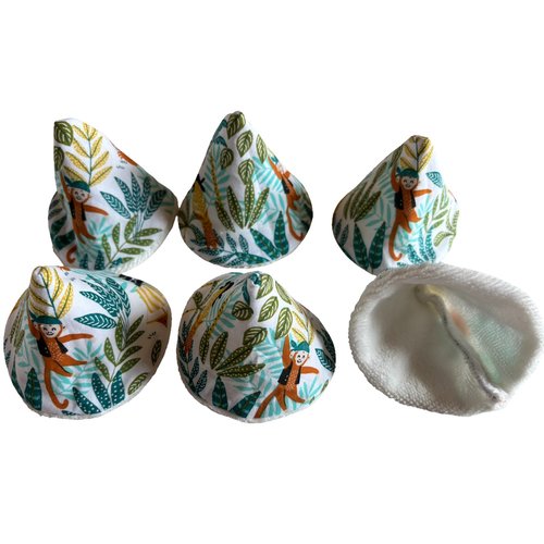 Lot de 6 tipis pare pipi animaux sauvages