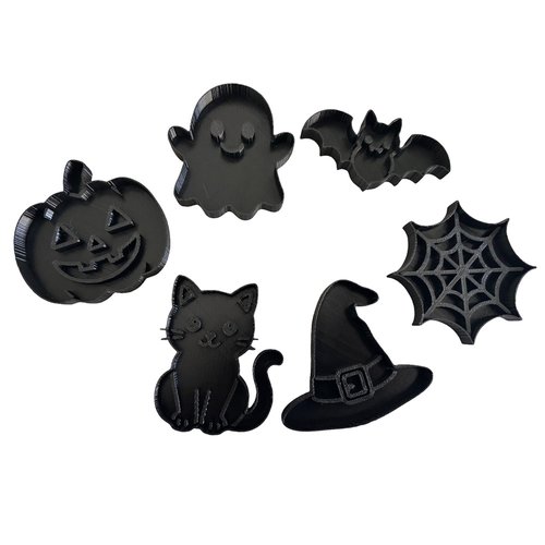 Lot de 5 emportes pièces thème halloween