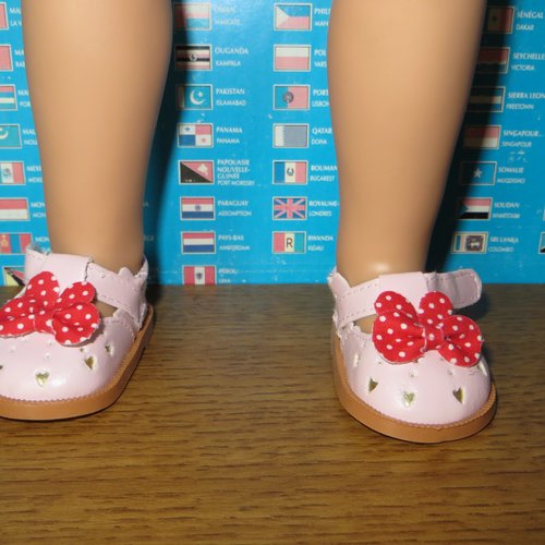 Chaussures poupée hannah götz, compatible kidtz, ag de 46 / 50 cms