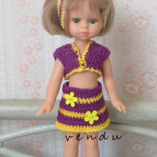 Pastel patron crochet poupée Paola Reina Las Amigas