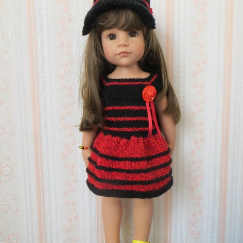 Vêtement poupée hannah götz, compatible kidtz, ag de 46 / 50 cms