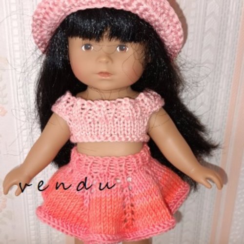 Vêtements   pour  poupées 19 / 20 cms mini corolline de corolle