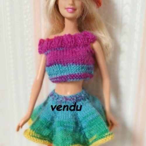 Vêtements   pour  poupées mannequin barbie
