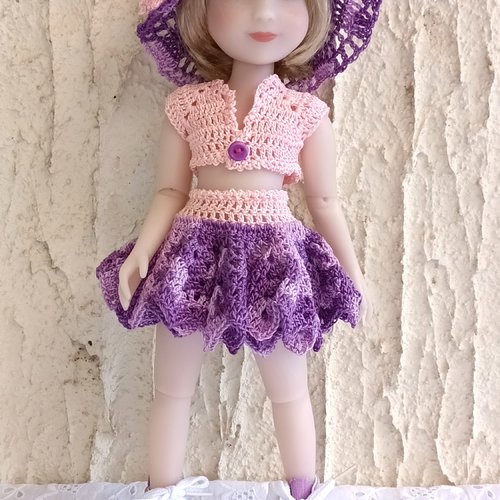 Vêtements pour poupée de 30 cms siblies de ruby red