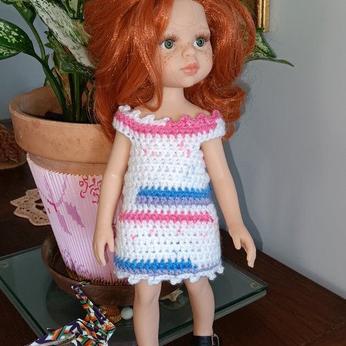 Robe  pour  poupée de 32 cms paola reina,