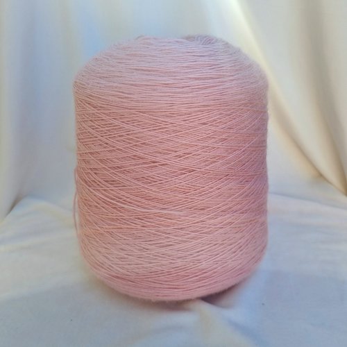 Fil mérinos 100% – fabriqué en italie – couleur rose - 50g (~190 m)