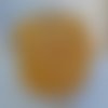 Fil  – lin, coton, lurex & paillettes – couleur moutarde – vendu par 50g (~120m)