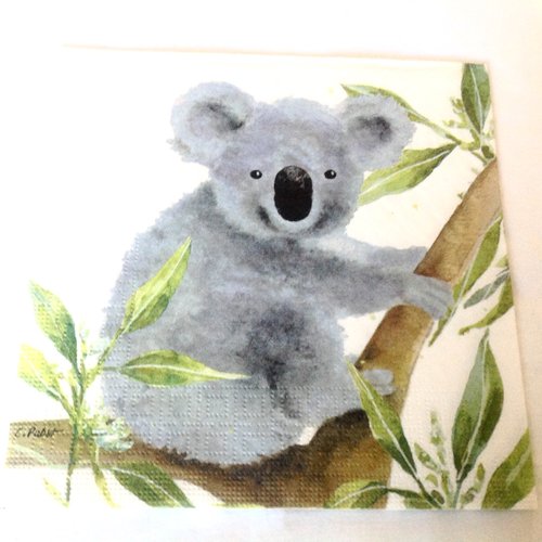 Serviette en papier - koala